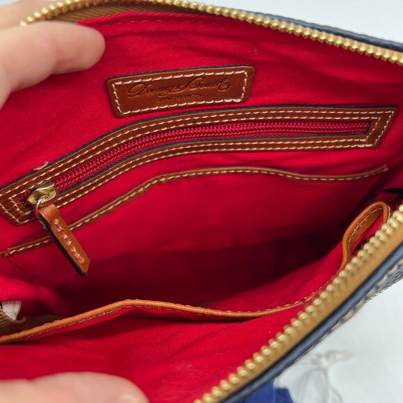 Dooney & Bourke Pebble Leather Crossbody Bags Midnight Blue - Picture 3 of 13